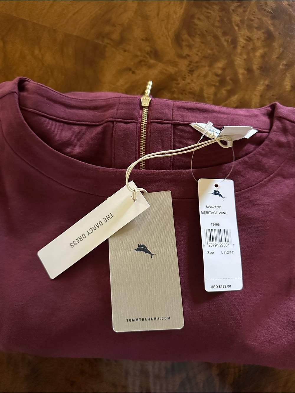 Tommy Bahama Darcy Meritage Wine Women's Dress